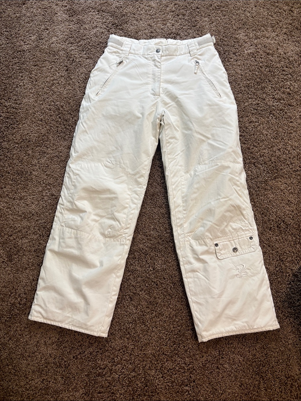 D2 Snow Pants Ivory Girls 16 Waterproof Windproof Ski Snowboard Winter